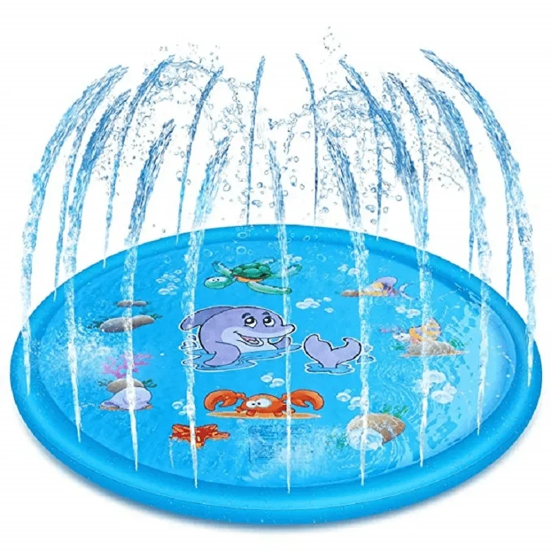 vSommerlicher Strand aufblasbarer Wasserspray