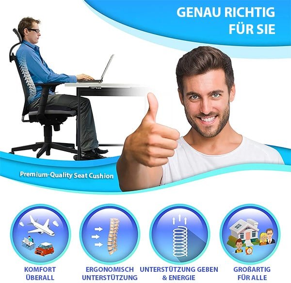 Premium HR-Schaumsitzkissen