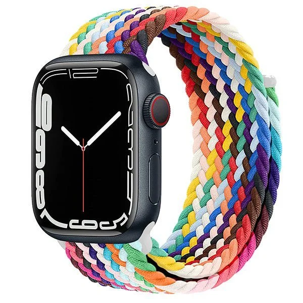 Regenbogenfarbenes Nylon