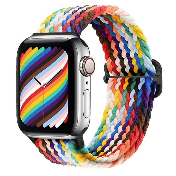 Regenbogenfarbenes Nylon