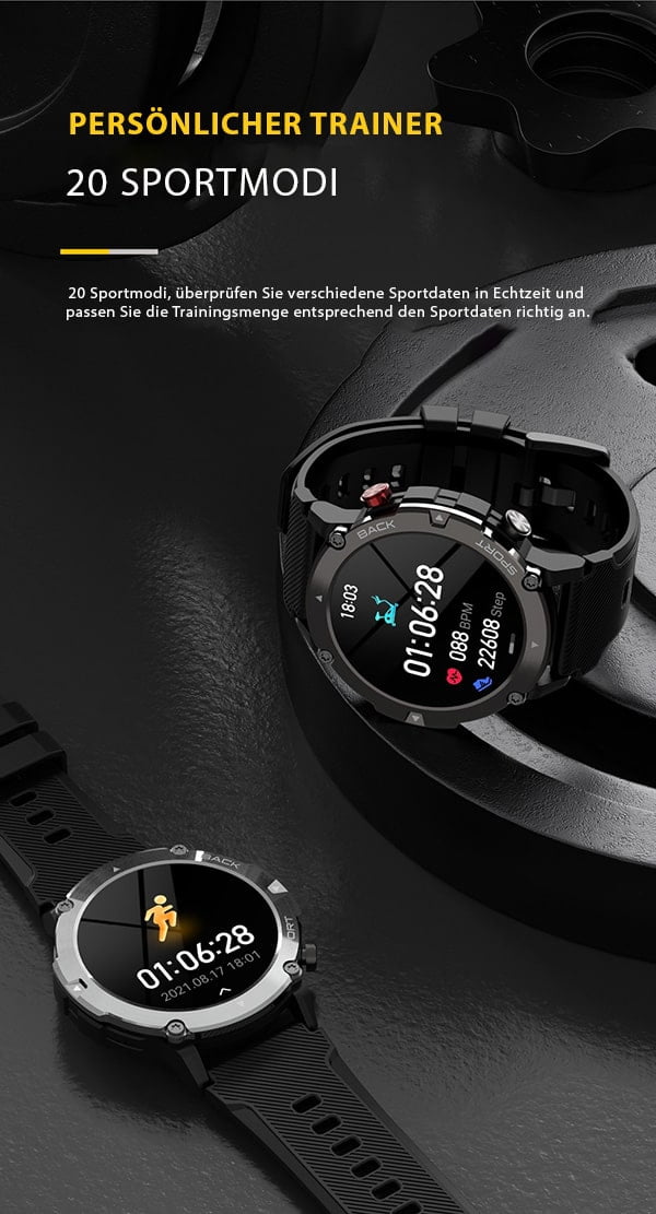 Militärische C21 Pro™ Smartwatch