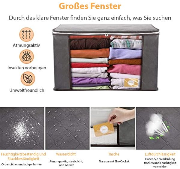Large storage bag for clothes