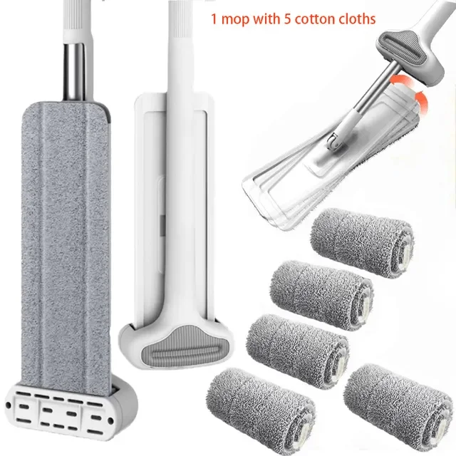 360° Mikrofaser-Flachmop-Reiniger