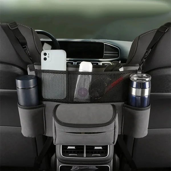Multifunctional car seat storage bag