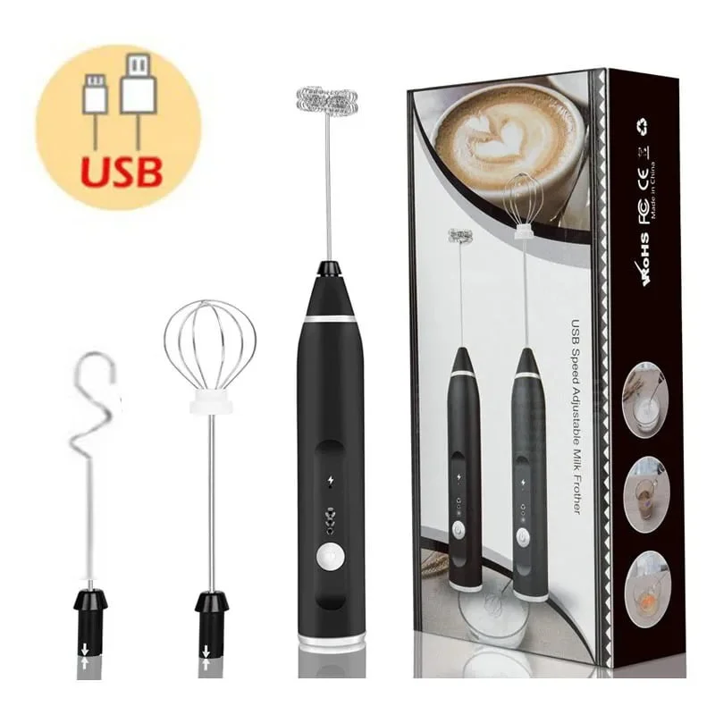 USB Rechargeable Electric Coffee Mixer