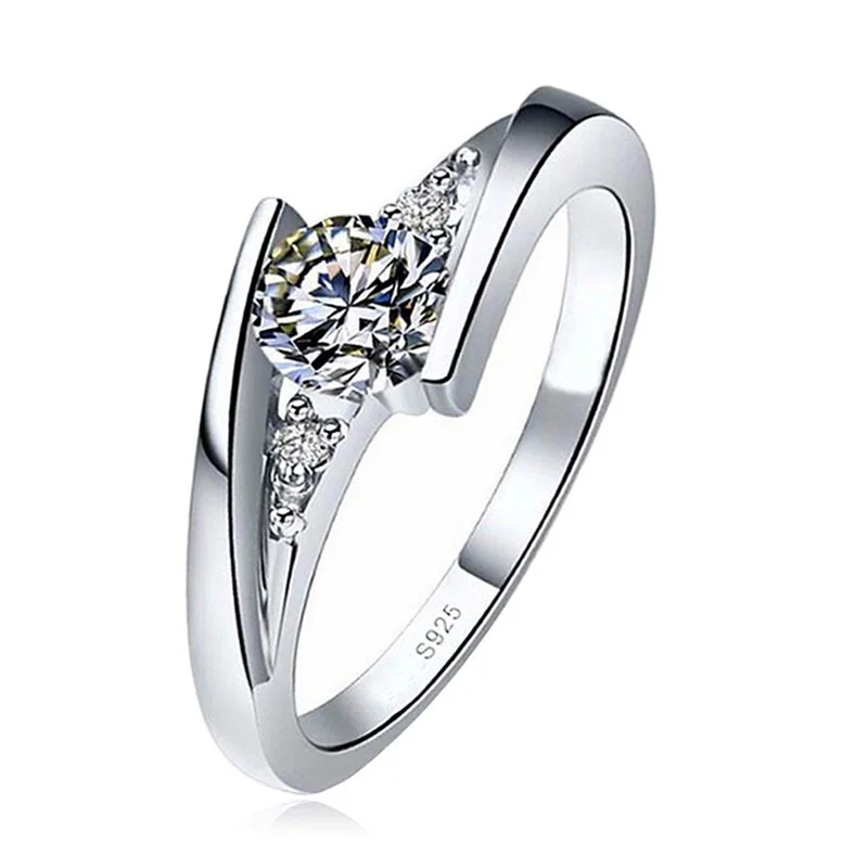 White Tibetan Silver Rings