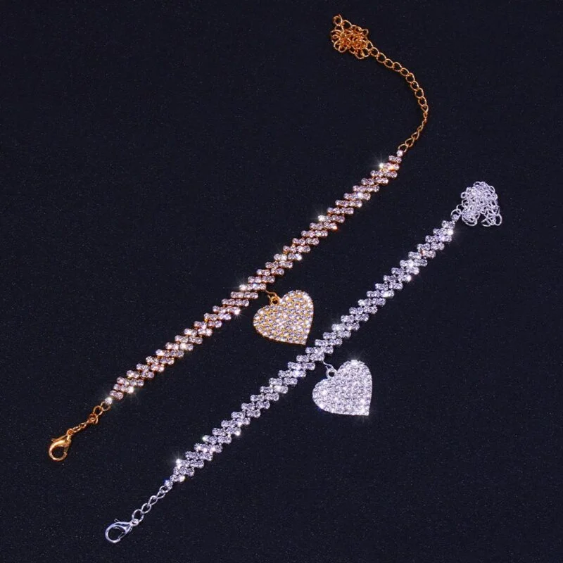 Jewelled Pendant Anklet Ankle Chain
