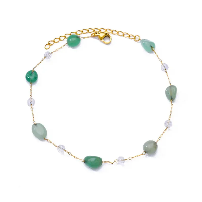 Elegant Zircon Flowers Bracelet