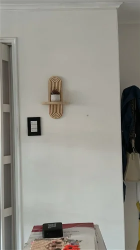 Boho-Hängeregale aus Holz für die Wand photo review
