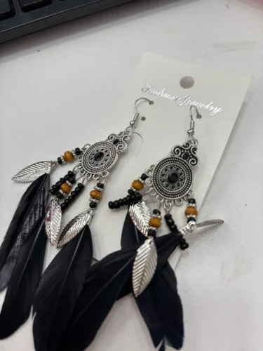 FeatherFleur Quasten Ohrringe – Wo Boho-Träume Flügel bekommen photo review