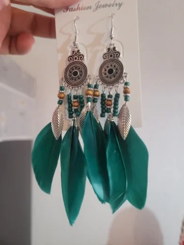 FeatherFleur Quasten Ohrringe – Wo Boho-Träume Flügel bekommen photo review