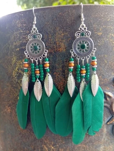 FeatherFleur Quasten Ohrringe – Wo Boho-Träume Flügel bekommen photo review