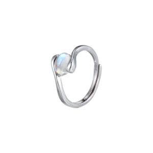 Adjustable Moonstone Ring