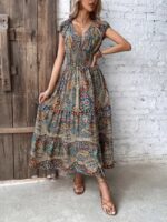 Bohemian Print Strandkleid Bohemian Print Strandkleid