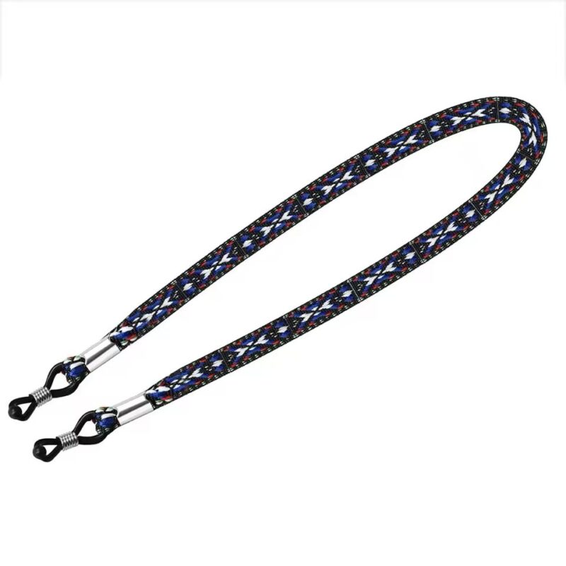 Boho Brillenband Damen Dunkelblau