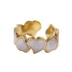 Boho Herz Ring Edelstahl Damen Boho Herz Ring Edelstahl Damen