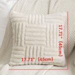 Faux Fur Boho Pillow Cover Gemütlicher Plüsch Wohnakzent