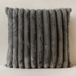 Furora Boho Plüsch Kissenbezug Gray Furora Boho Plüsch Kissenbezug Gray