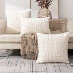 Gemütlicher Plüsch Wohnakzent Faux Fell Boho Kissenbezug