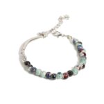 Handgemachtes Keramik Fisch Armband Boho Armband mit Fisch Anhänger