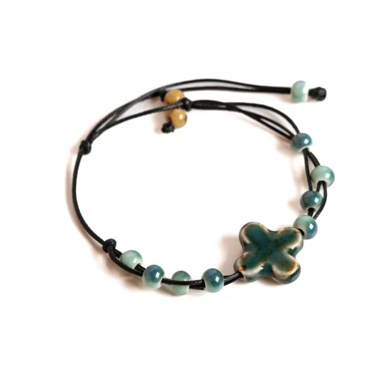 Keramik Perlen Armband Damen