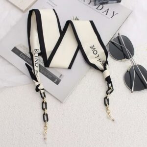 Seidenband Brillenkette