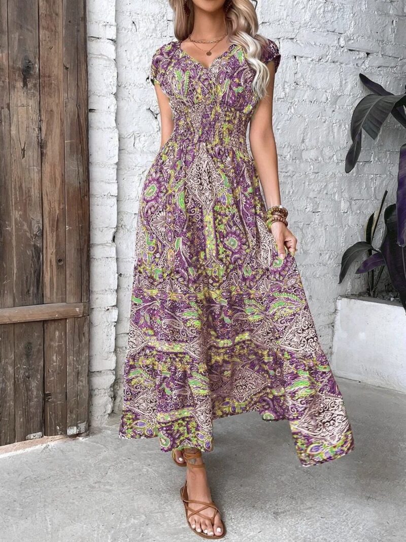 Tailliertes Boho Kleid Tailliertes Boho Kleid