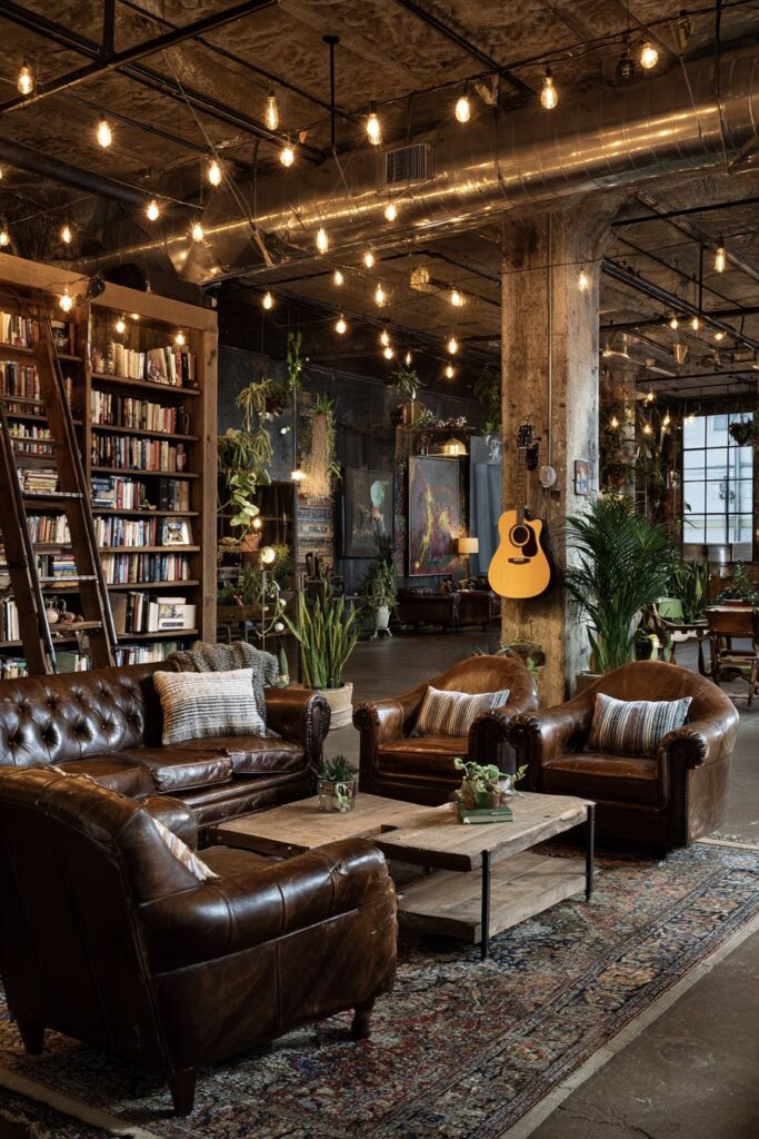 Boho-Loft mit Vintage-Charme und offenem Raumgefühl