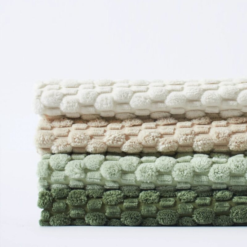 Boho-Streifen Corduroy Kissenbezug - Nachhaltige Wohnkultur für die Seele