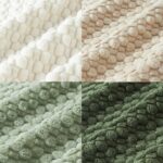 Boho-Streifen Corduroy Kissenbezug - Nachhaltige Wohnkultur für die Seele